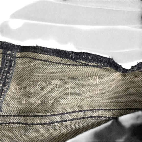 A Glow Maternity Jeggings 10L Stretch Navy Blue Cotton Blend Elastic Waistband - Picture 3 of 7